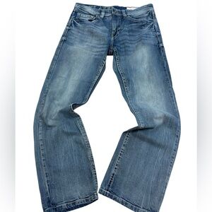 T.K. Axel Vintage slim Boot Denim‎ Jeans decorative lined pockets 32 x 32